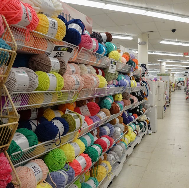 Yarn Shelves at JOANN Store