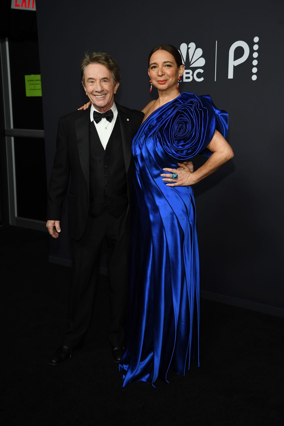 snl50 the red carpet pictured l r martin short, maya rudolph on sunday, february 16, 2025 photo by nbcnoam galainbc via getty images