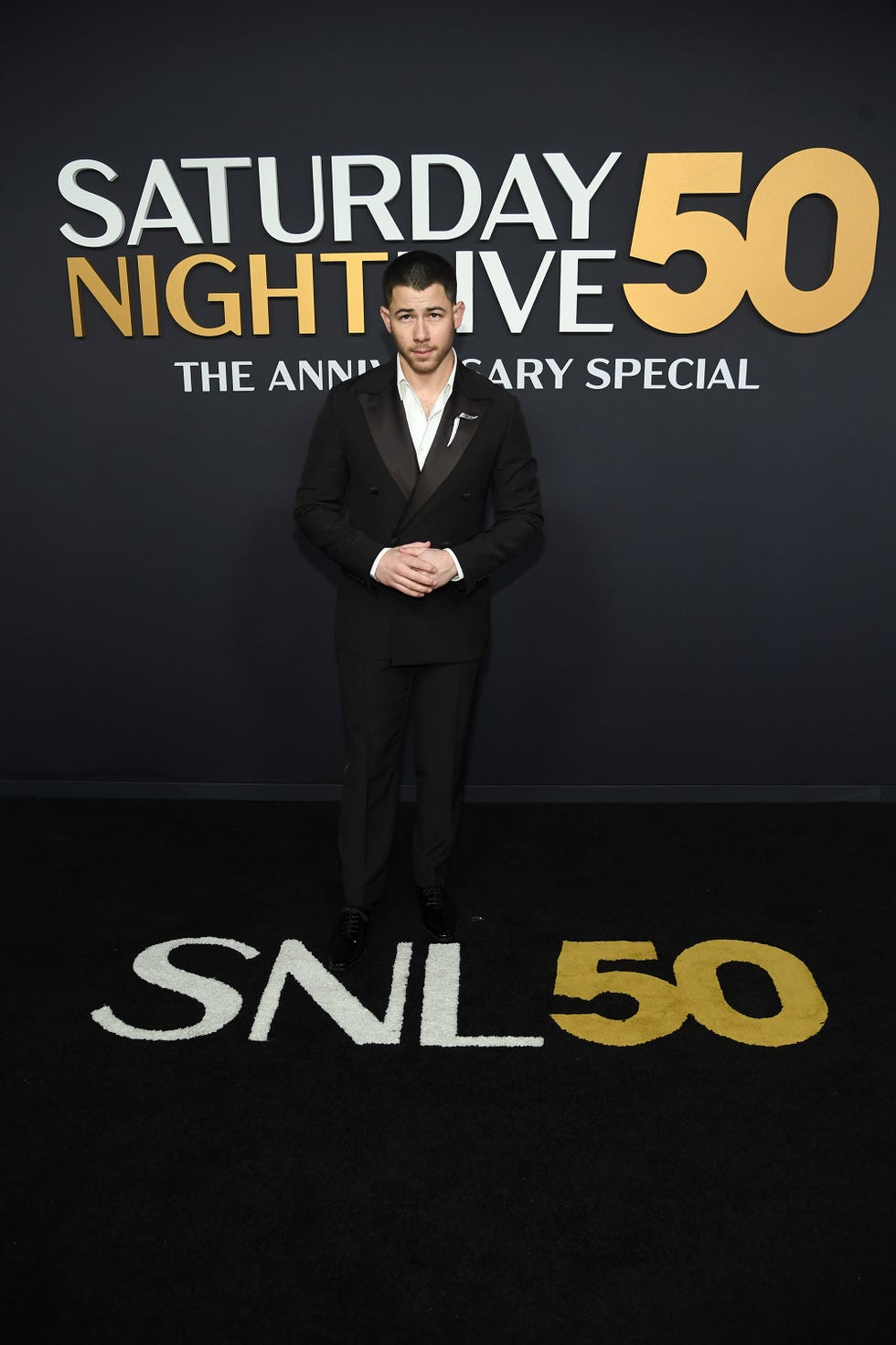 snl50 the red carpet pictured nick jonas on sunday, february 16, 2025 photo by nbcnoam galainbc via getty images