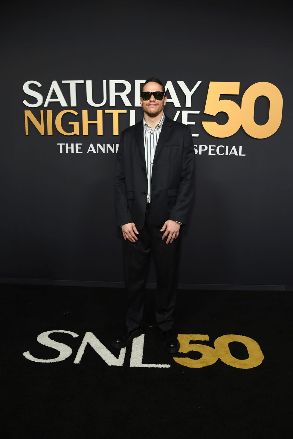 snl50 the red carpet pictured pete davidson on sunday, february 16, 2025 photo by nbcnoam galainbc via getty images