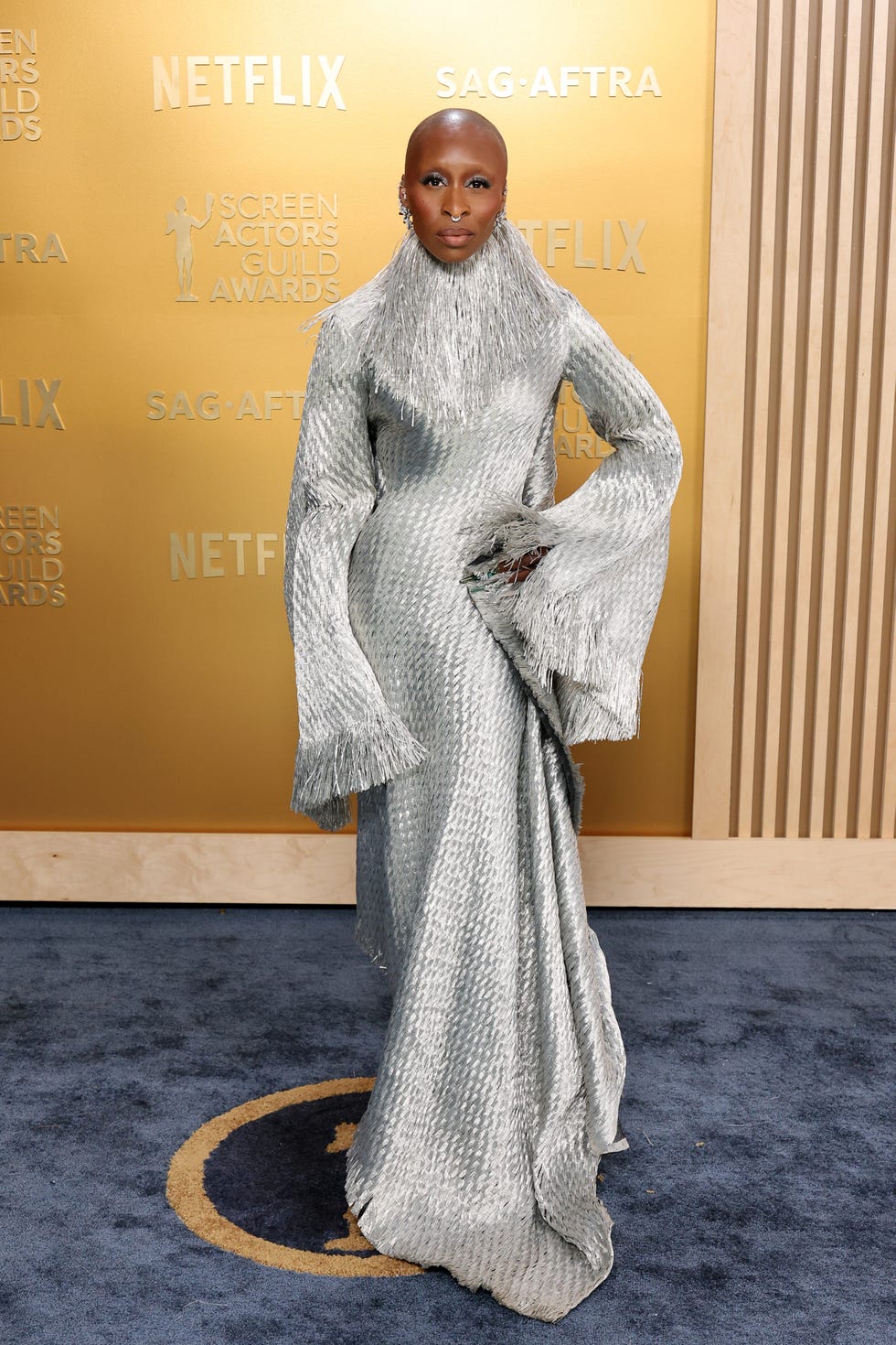 los angeles, california february 23 cynthia erivo attends the 31st annual screen actors guild awards at shrine auditorium and expo hall on february 23, 2025 in los angeles, california photo by amy sussmangetty images