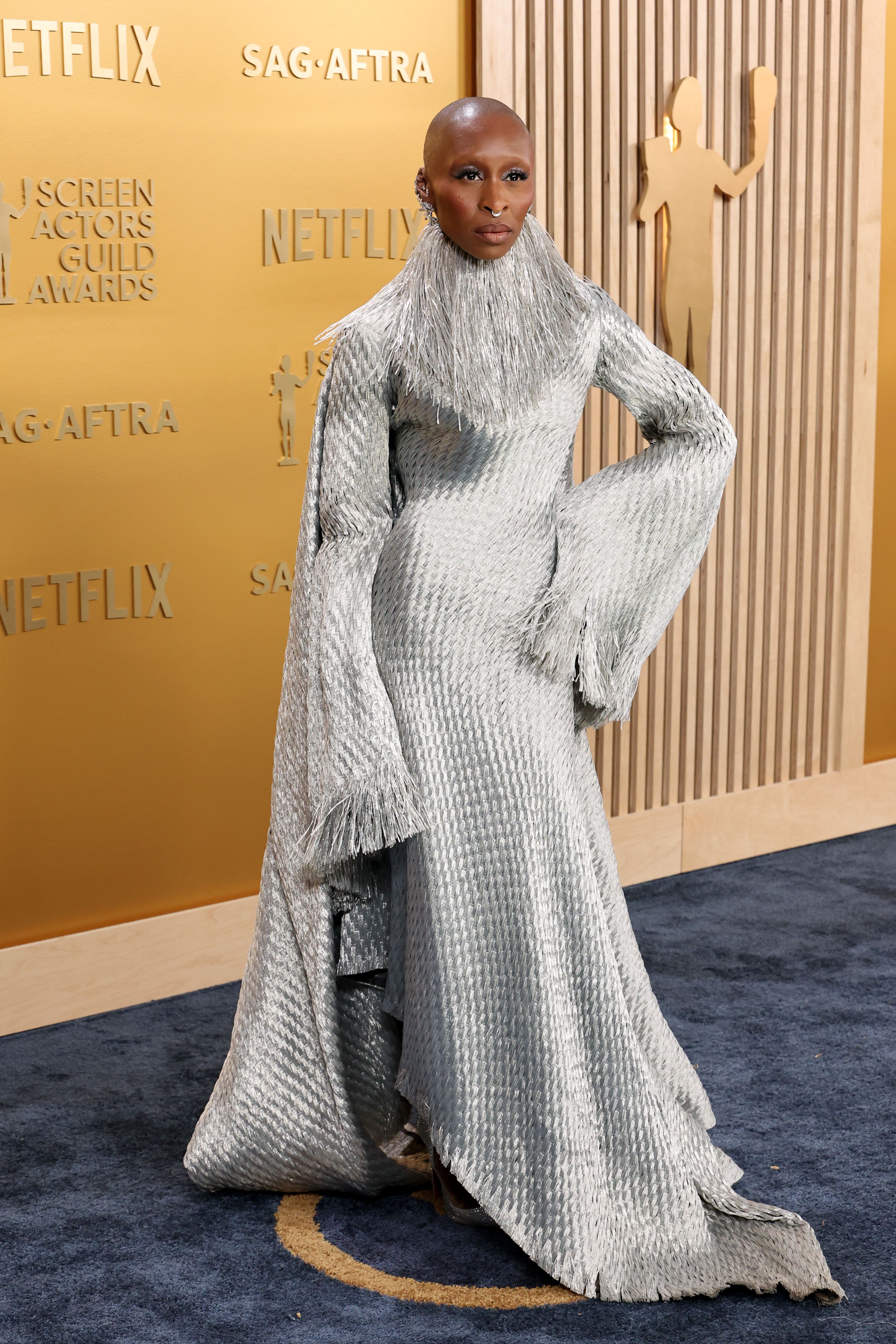 Cynthia Erivo's 2025 SAG Awards Look Is More Tin Man, Less Wicked Witch