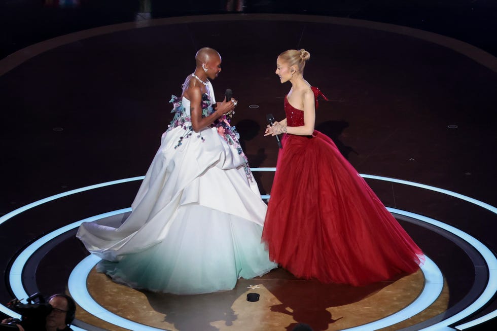 cynthia erivo, ariana grande at the 97th oscars held at the dolby theatre on march 2, 2025 in hollywood, california. (photo by rich polk/penske media via getty images)