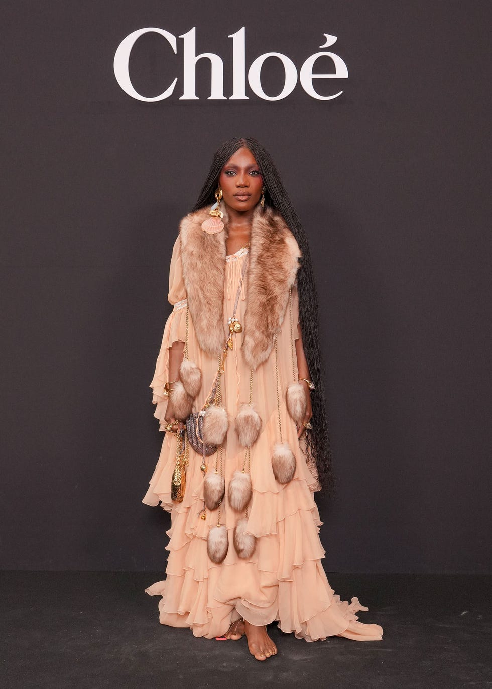 doechii at the chloé fall rtw 2025 fashion show as part of paris fashion week on march 6, 2025 in paris, france. (photo by swan gallet/wwd via getty images)