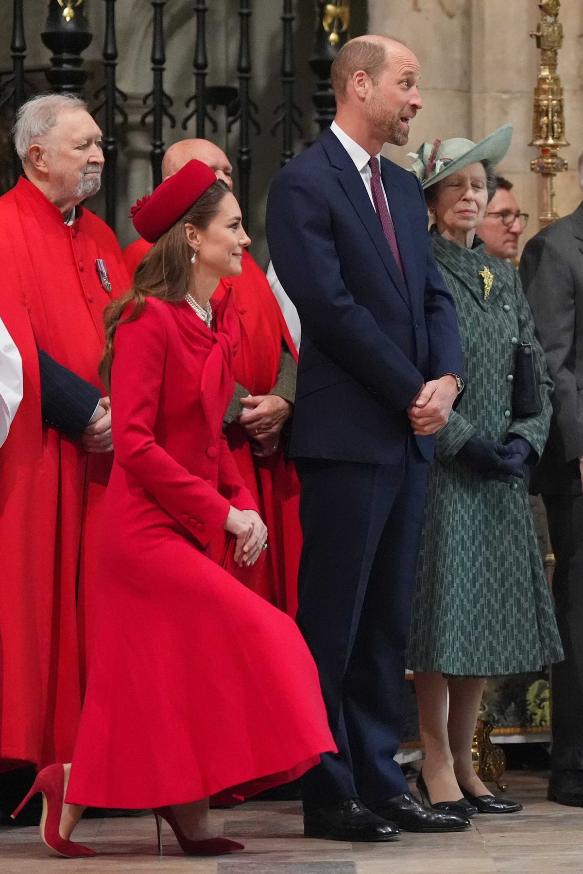 Princess Kate Dipped Into an Impressively Low Curtsy to Greet King Charles Today