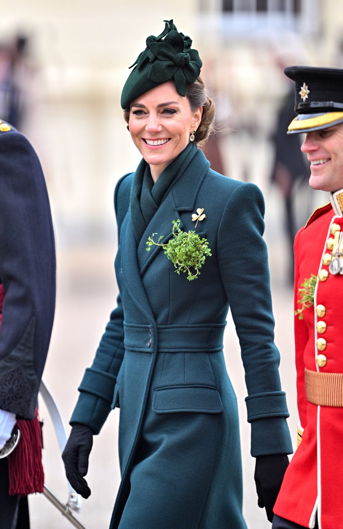 Princess Kate Looks Divine in a Teal Look at the St. Patrick's Day Parade