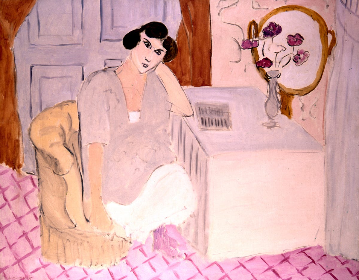 'the inattentive reader', 1919. from the tate gallery, london. creator: henri matisse. (photo by art media/heritage images via getty images)