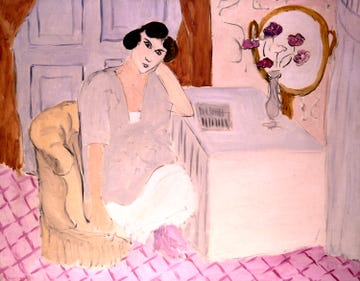 'the inattentive reader', 1919. from the tate gallery, london. creator: henri matisse. (photo by art media/heritage images via getty images)