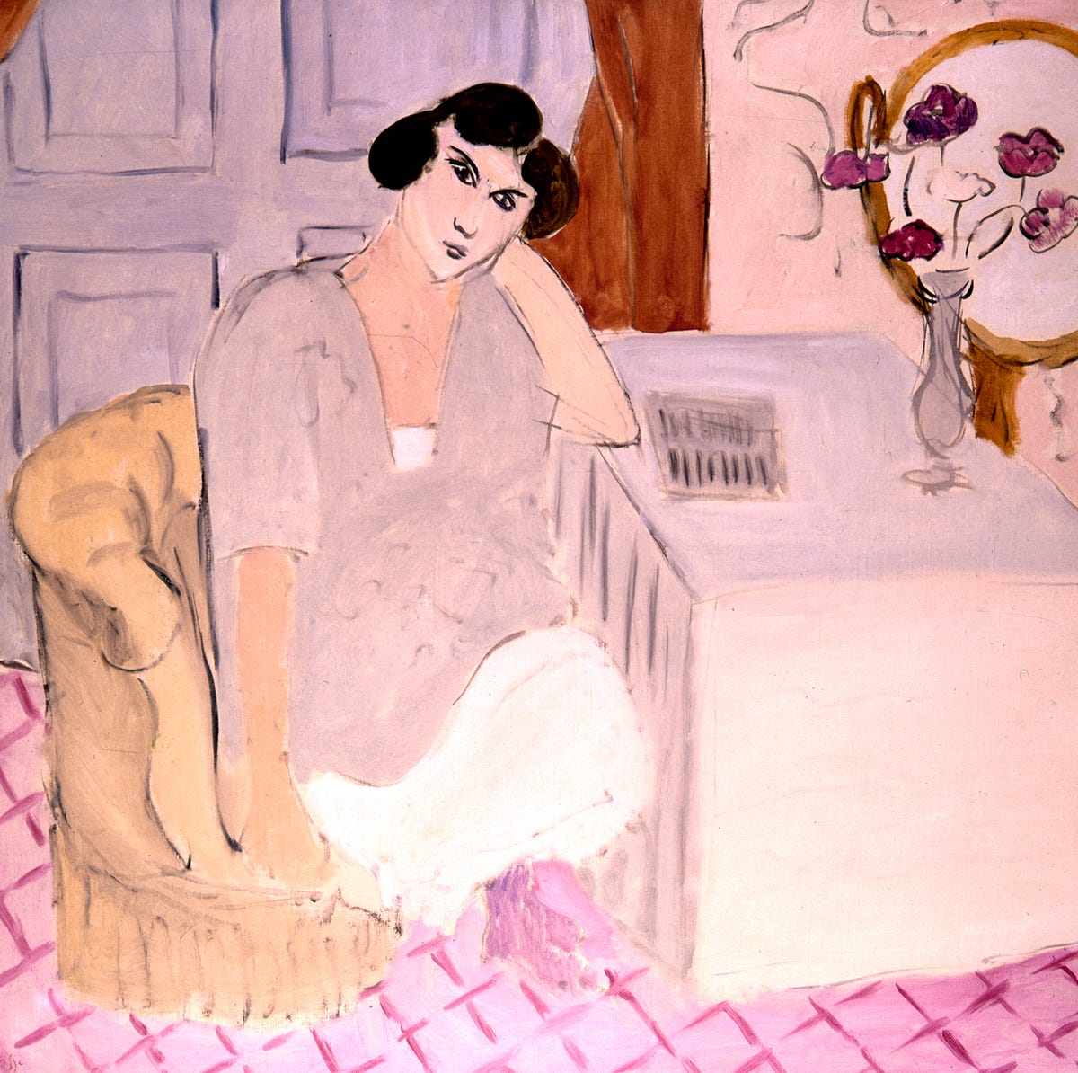 The Inattentive Reader 'the inattentive reader', 1919. from the tate gallery, london. creator: henri matisse. (photo by art media/heritage images via getty images)
