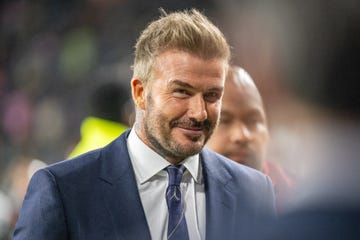 los angeles, ca april 2: david beckham owner of inter miami prior to the 2025concacaf champions cup match against los angeles fc at bmo stadium on april 2, 2025 in los angeles, california. los angeles fc won the match 1 0. (photo by shaun clark/getty images)