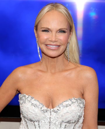 new york, new york april 8: kristin chenoweth poses at the opening night of the manhattan theatre clubs production of stephen sondheims old friends on broadway at the mtc samuel j. friedman theatre on april 8, 2025 in new york city. (photo by bruce glikas/wireimage)