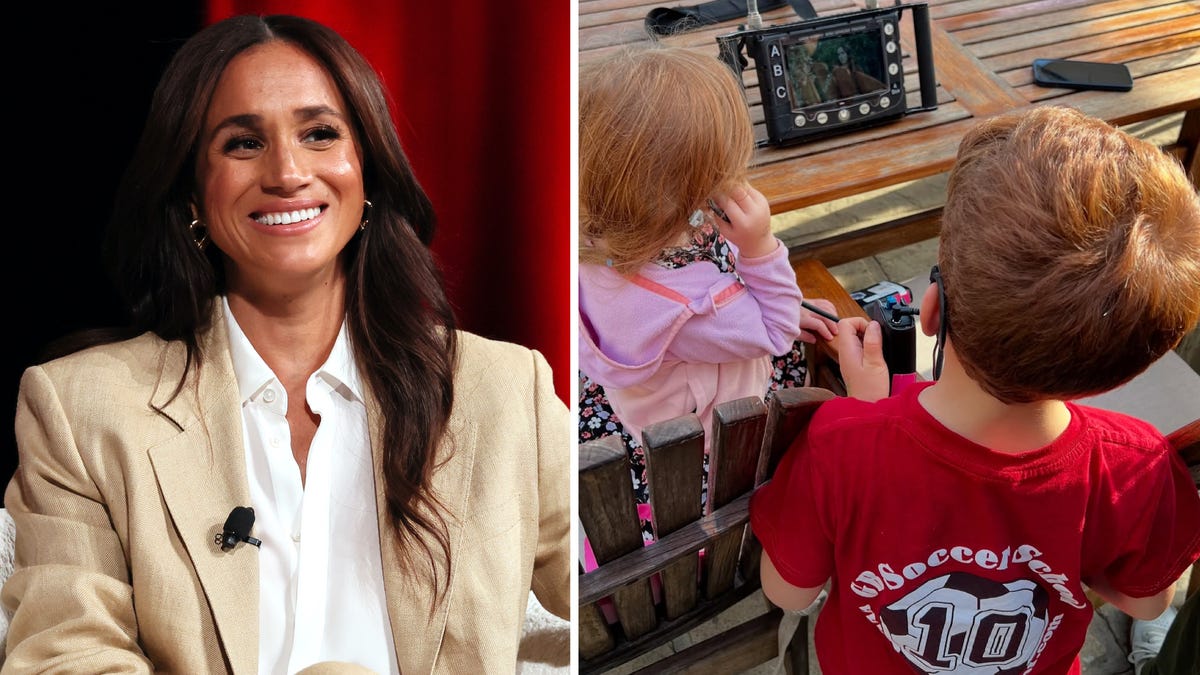 Nowy Jork, 23 kwietnia: Meghan, księżna Sussex, przemawia na scenie podczas szczytu Time100 w Jazz at Lincoln Center, 23 kwietnia 2025 roku w Nowym Jorku. (zdjęcie: Jemal Countess/Getty Images dla Time)