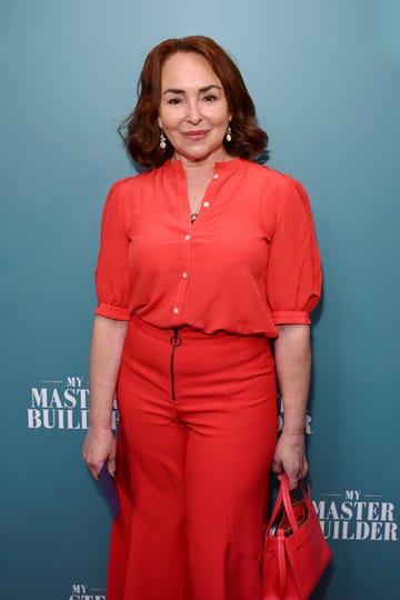 london, england april 29: samantha spiro attends the "my master builder" west end opening night at the wyndhams theatre on april 29, 2025 in london, england. (photo by jeff spicer/getty images)