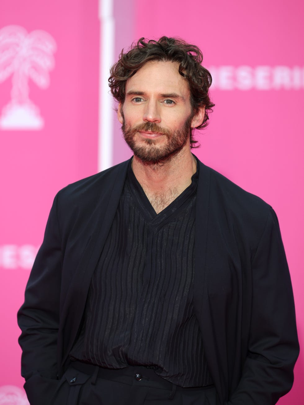 cannes, france april 29: sam claflin attends the pink carpet during the 8th canneseries international festival at palais des festivals on april 29, 2025 in cannes, france. (photo by arnold jerocki/wireimage)