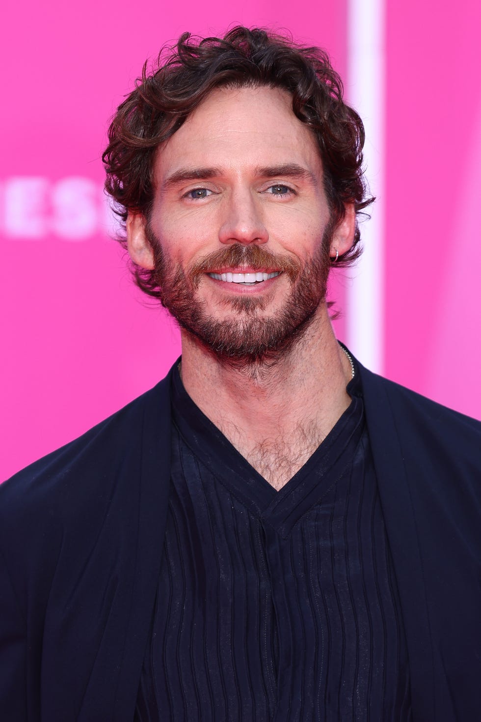 cannes, france april 29: sam claflin attends the pink carpet during the 8th canneseries international festival at palais des festivals on april 29, 2025 in cannes, france. (photo by marc piasecki/getty images)