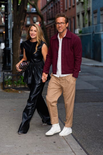 new york, new york april 29: blake lively (l) and ryan reynolds are seen on april 29, 2025 in new york city. (photo by thestewartofny/gc images)