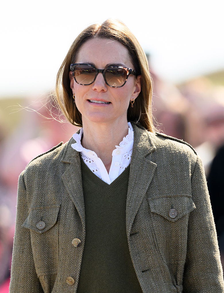fionnphort, scotland april 30: catherine, princess of wales, known as the duchess of rothesay when in scotland travels to the island of iona on a public ferry on april 30, 2025 in fionnphort, scotland. the prince and princess of wales are on a two day visit to the isles of mull and iona on the 29th and 30th of april to engage with rural island communities. during their time on the islands, they will connect with local residents, highlighting the value of social bonds and underscoring the importance of safeguarding and advocating for the natural environment. (photo by karwai tang/wireimage)