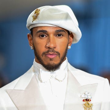 US-ENTERTAINMENT-FASHION-METGALA-CELEBRITY-MUSEUM-RED CARPET british race car driver lewis hamilton arrives for the 2025 met gala at the metropolitan museum of art on may 5, 2025, in new york. the gala raises money for the metropolitan museum of arts costume institute. the 2025 met gala is themed tailored for you, aligning with the costume institutes exhibition, superfine: tailoring black style, set to open to the public on may 10. (photo by angela weiss / afp) (photo by angela weiss/afp via getty images)