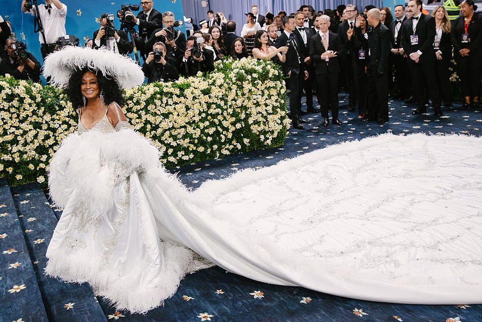 Diana Ross celebrates Superfine at the Met Gala 2025: Tailoring the black style in the Metropolitan Museum of Art on May 5, 2025 in New York, New York. (Photo by Lexie Moreland/WWD about Getty Images)