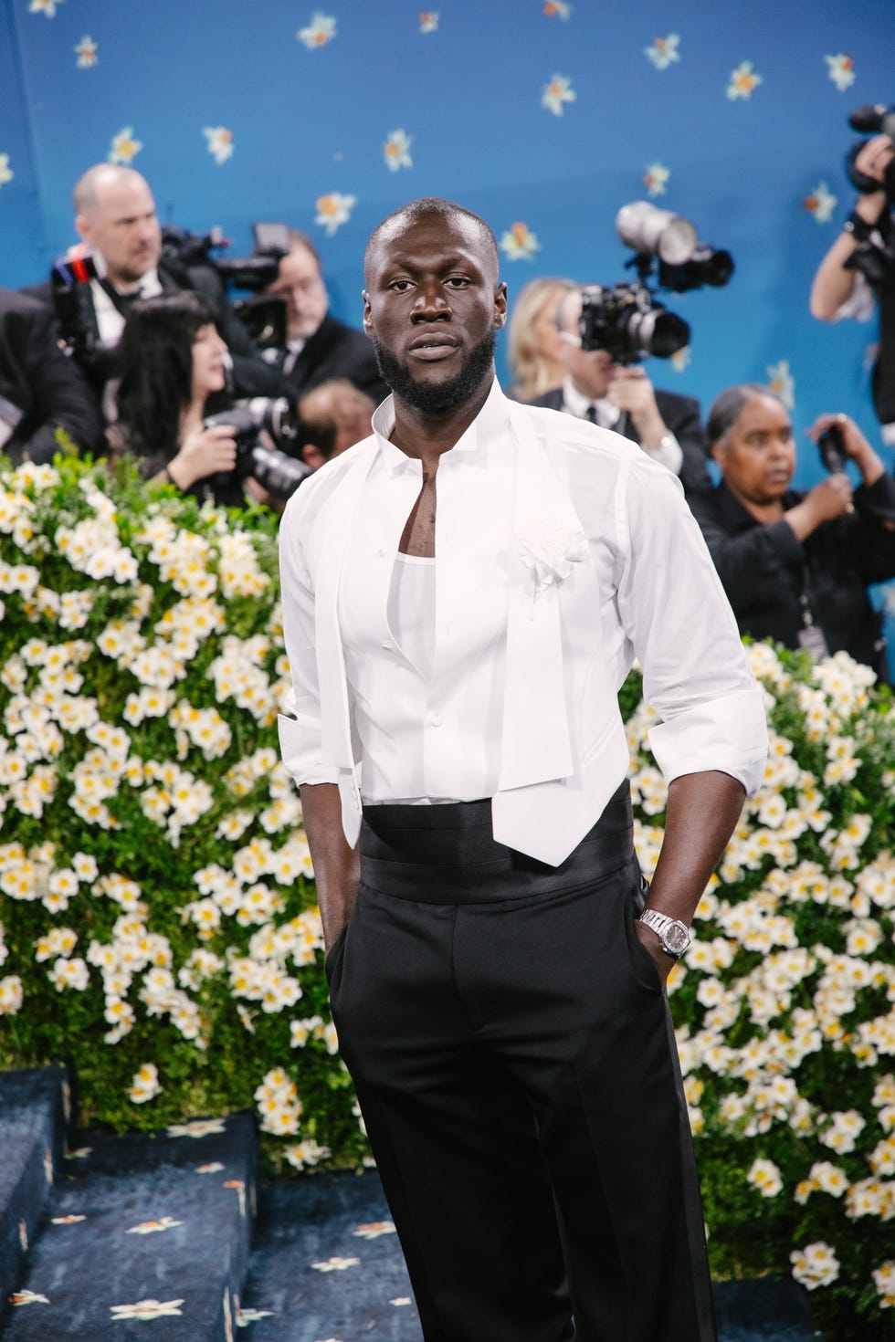 stormzy at the 2025 met gala celebrating "superfine: tailoring black style" held at the metropolitan museum of art on may 05, 2025 in new york, new york. (photo by lexie moreland/wwd via getty images) stormzy at the 2025 met gala celebrating "superfine: tailoring black style" held at the metropolitan museum of art on may 05, 2025 in new york, new york. (photo by lexie moreland/wwd via getty images)