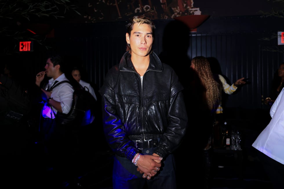 evan mock at the richie akivas the after hosted by tyla, colman domingo, doja cat, edward enninful met gala after party held at casa cipriani on may 05, 2025 in new york, new york. (photo by stephanie augello/wwd via getty images)