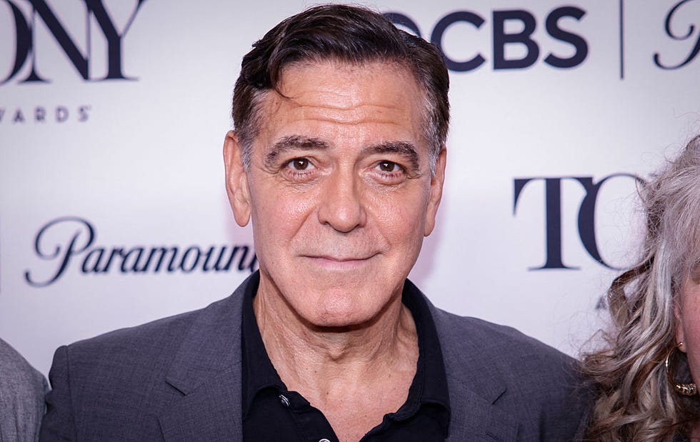 amal george clooney rita hayworth silver fox