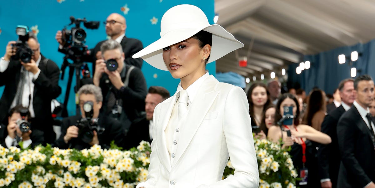 Zendaya Zeroes In on Tailoring in a Sharp Suit at the 2025 Met Gala