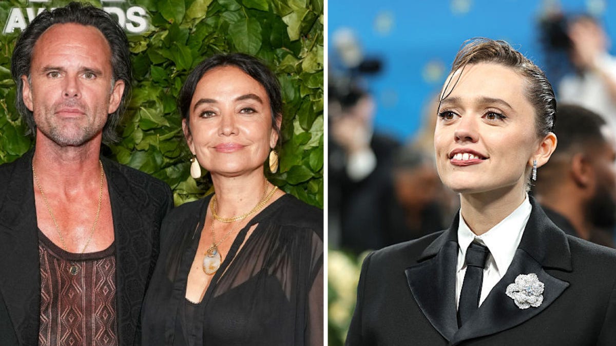Vista previa de Patrick Schwarzenegger, Aimee Lou Wood y Sam Nivola en la silla caliente | ¿Dónde está la mentira? | ELLE