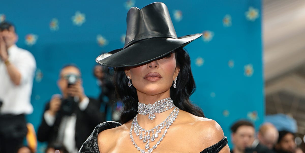 Kim Kardashian Is a Glamorous Cowgirl at the 2025 Met Gala