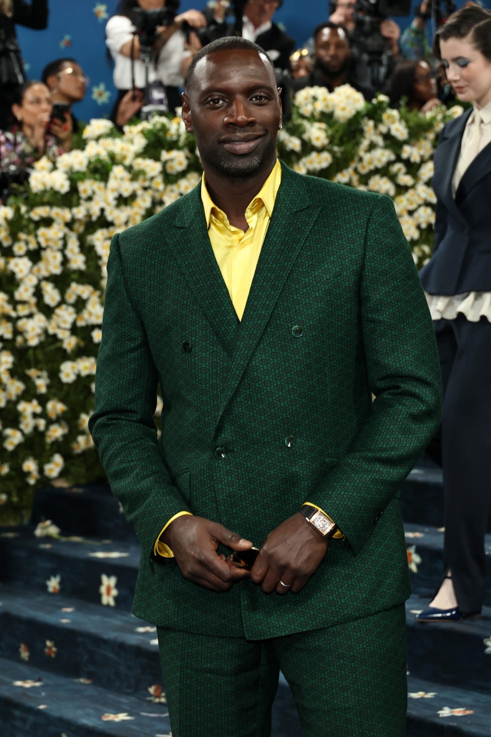 The 2025 Met Gala Celebrating "Superfine: Tailoring Black Style" - Arrivals new york, new york may 05: omar sy attends the 2025 met gala celebrating superfine: tailoring black style at metropolitan museum of art on may 05, 2025 in new york city. (photo by jamie mccarthy/getty images)