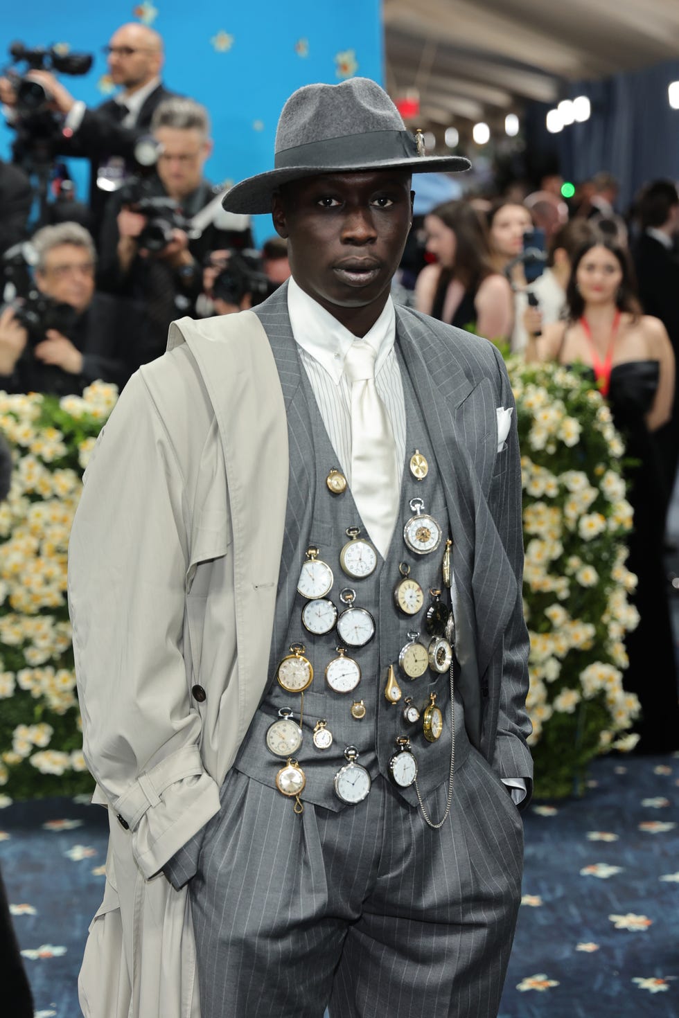The 2025 Met Gala Celebrating "Superfine: Tailoring Black Style" - Arrivals new york, new york may 05: khaby lame attends the 2025 met gala celebrating superfine: tailoring black style at metropolitan museum of art on may 05, 2025 in new york city. (photo by savion washington/getty images)