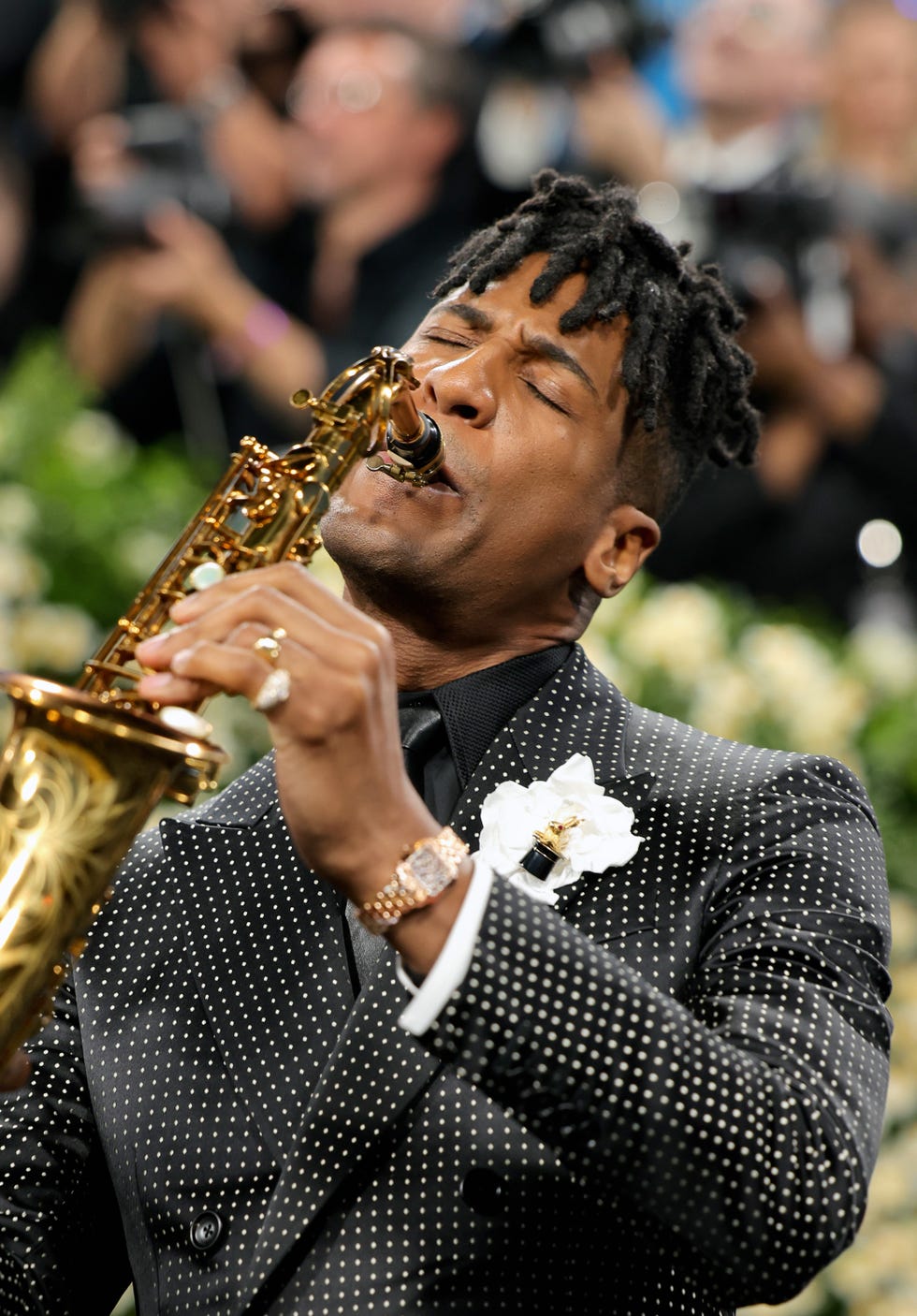 The 2025 Met Gala Celebrating "Superfine: Tailoring Black Style" - Arrivals new york, new york may 05: jon batiste attends the 2025 met gala celebrating superfine: tailoring black style at metropolitan museum of art on may 05, 2025 in new york city. (photo by savion washington/getty images)