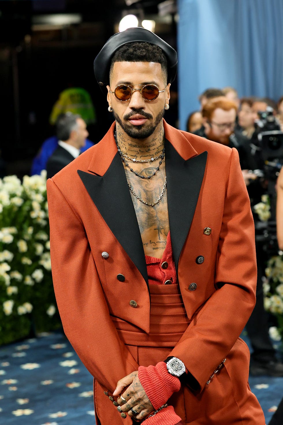 The 2025 Met Gala Celebrating "Superfine: Tailoring Black Style" - Arrivals new york, new york may 05: miles chamley watson attends the 2025 met gala celebrating superfine: tailoring black style at metropolitan museum of art on may 05, 2025 in new york city. (photo by theo wargo/filmmagic)