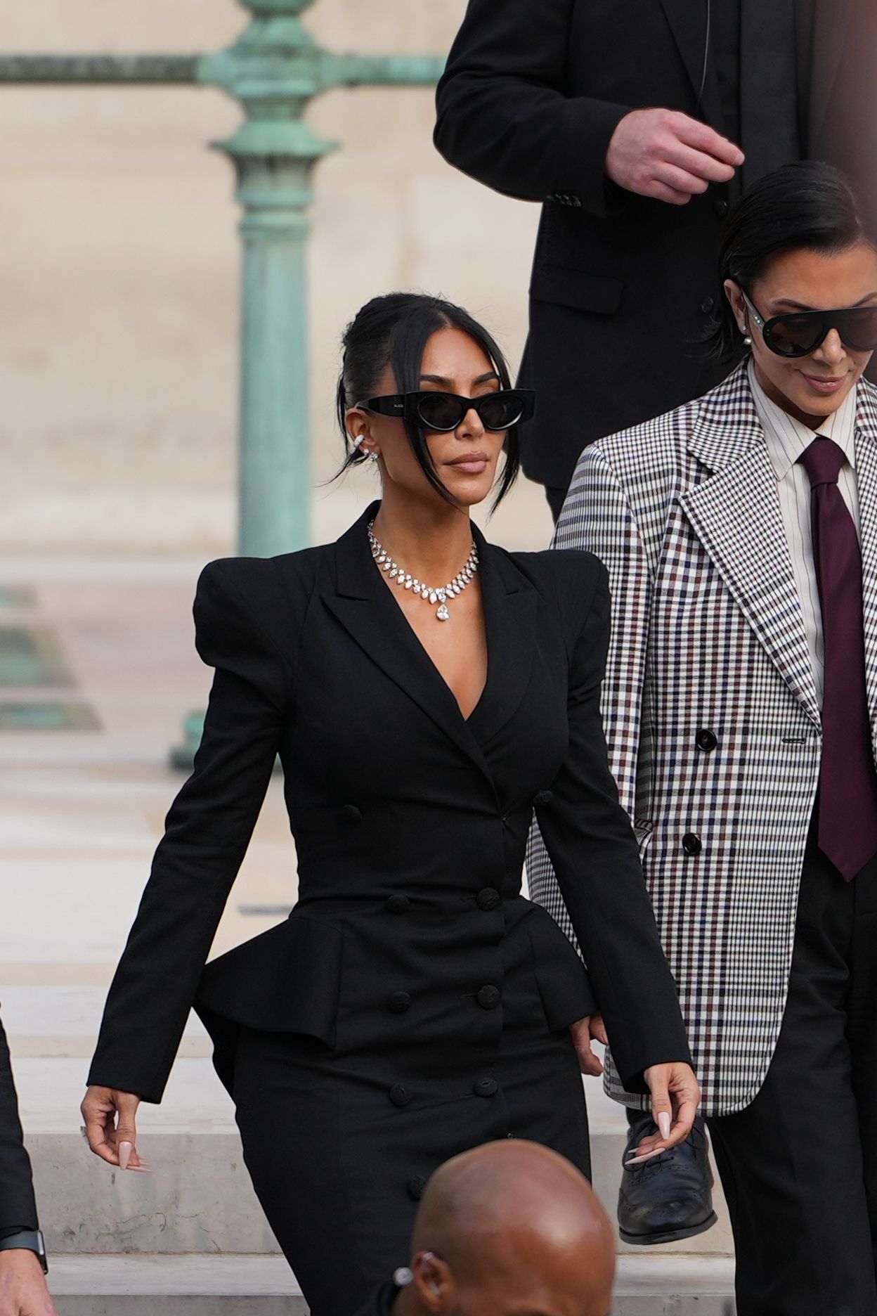 Kim Kardashian Dripped in Diamonds for Court Today