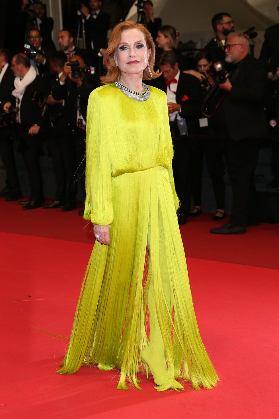 "La Femme La Plus Riche Du Monde" (The Richest Woman In The World) Red Carpet - The 78th Annual Cannes Film Festival cannes, france may 18: isabelle huppert attends the la femme la plus riche du monde (the richest woman in the world) red carpet at the 78th annual cannes film festival at palais des festivals on may 18, 2025 in cannes, france. (photo by gisela schober/getty images)