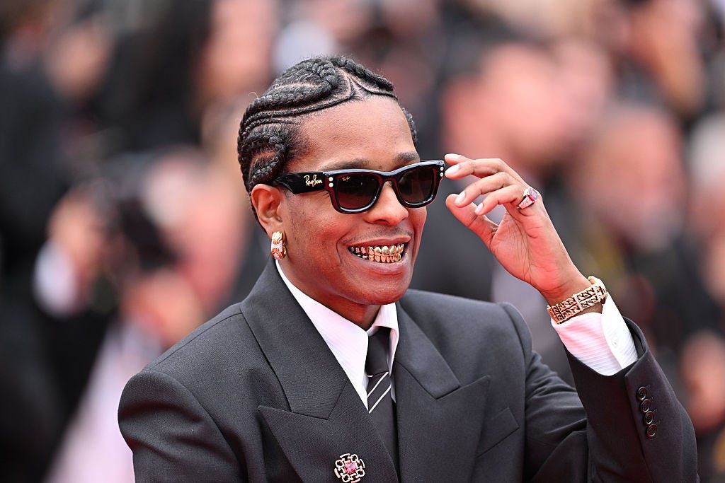 A$AP Rocky Brings His Modern Dandy Style to Cannes