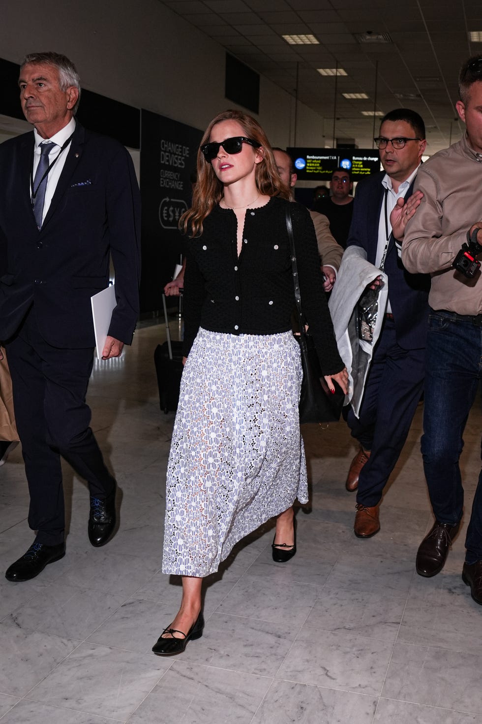 Emma Watson am Flughafen Nizza