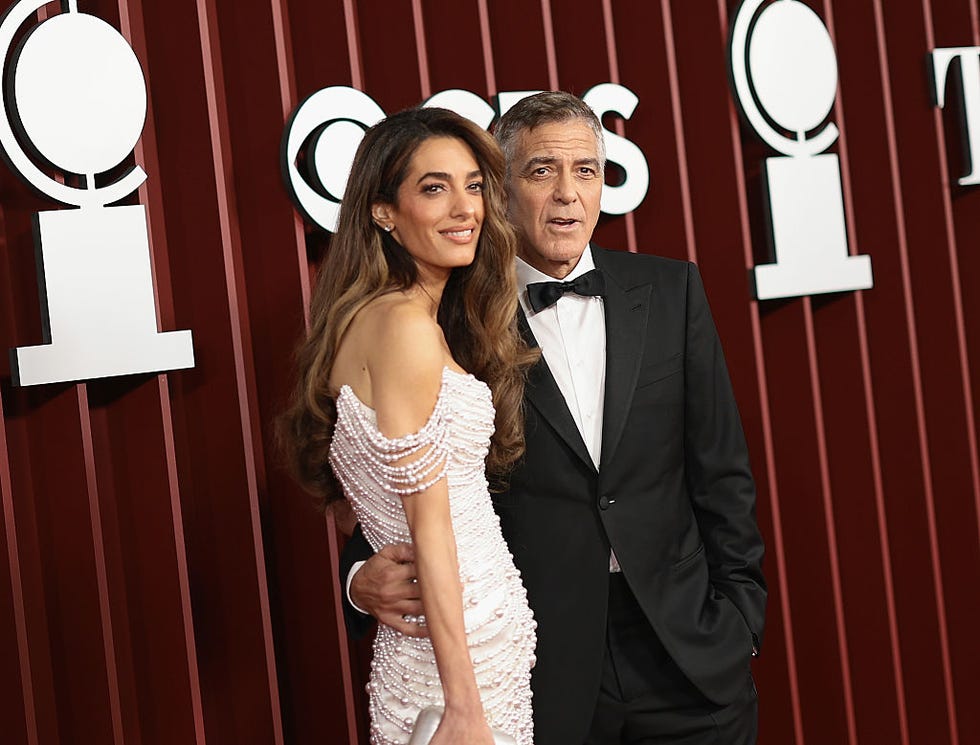 amal george clooney rita hayworth hair silver fox