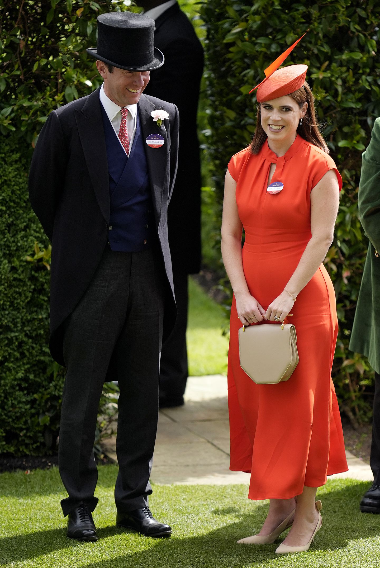 Princess Eugenie Is a Vision in Tangerine on the Final Day of Royal Ascot