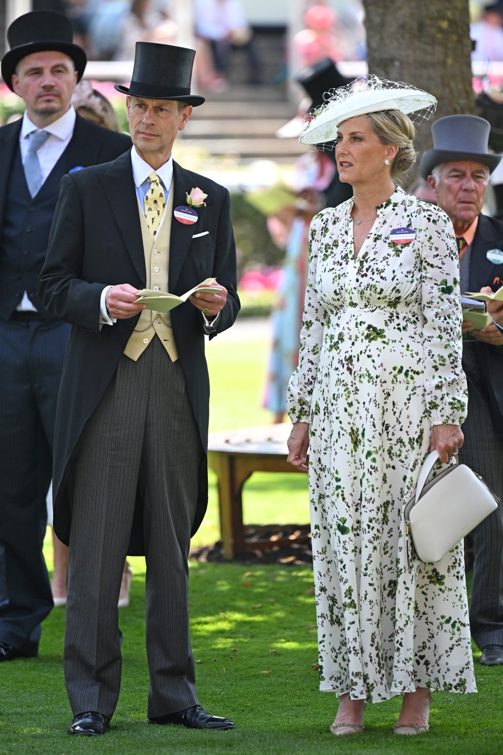 ascot, england june 19: prince edward, duke of edinburgh and sophie, duchess of edinburgh attend day three of royal ascot at ascot racecourse on june 19, 2025 in ascot, england. (photo by samir hussein/wireimage)