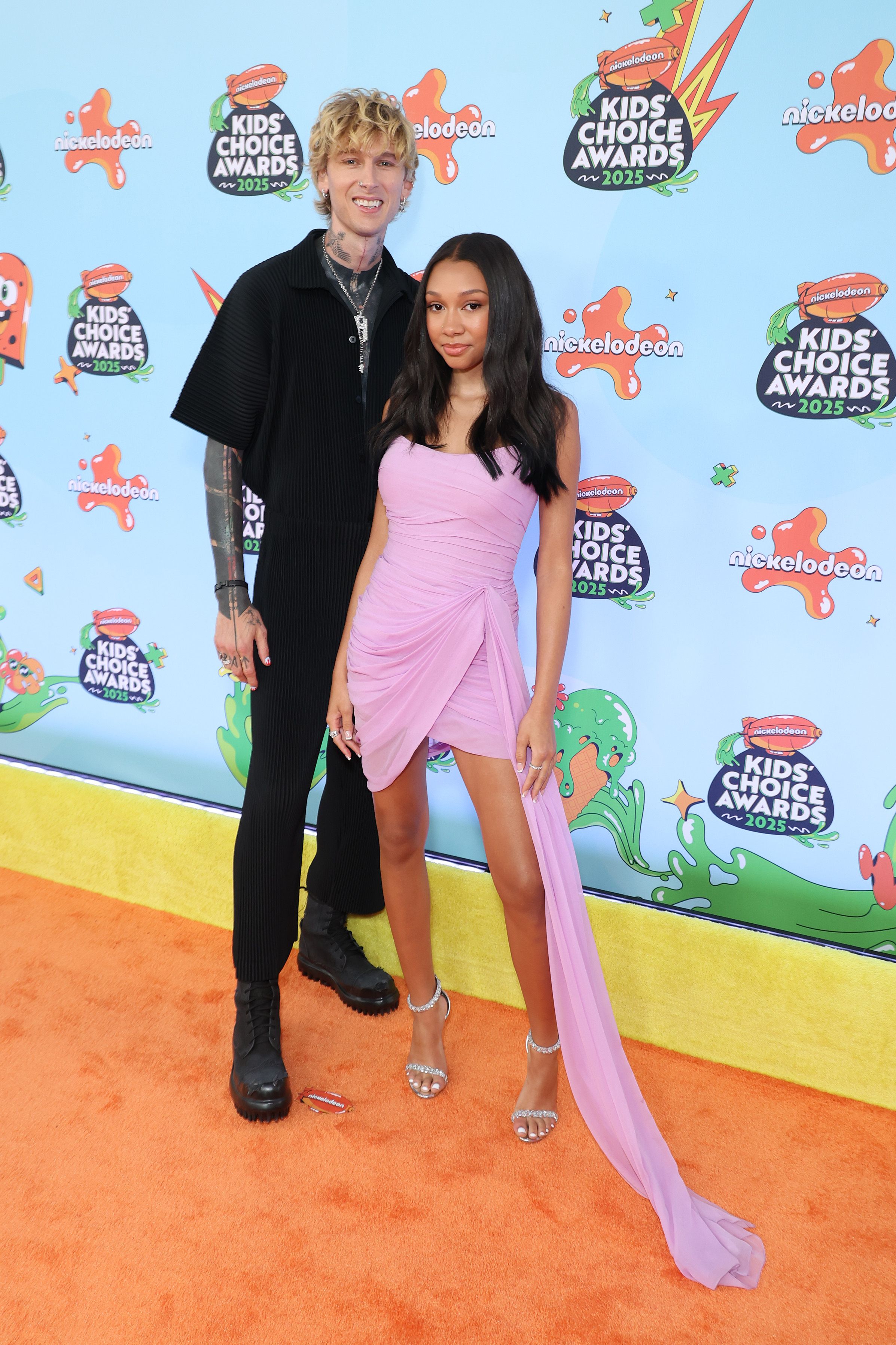 Machine Gun Kelly Walks the Red Carpet With His Teen Daughter Casie