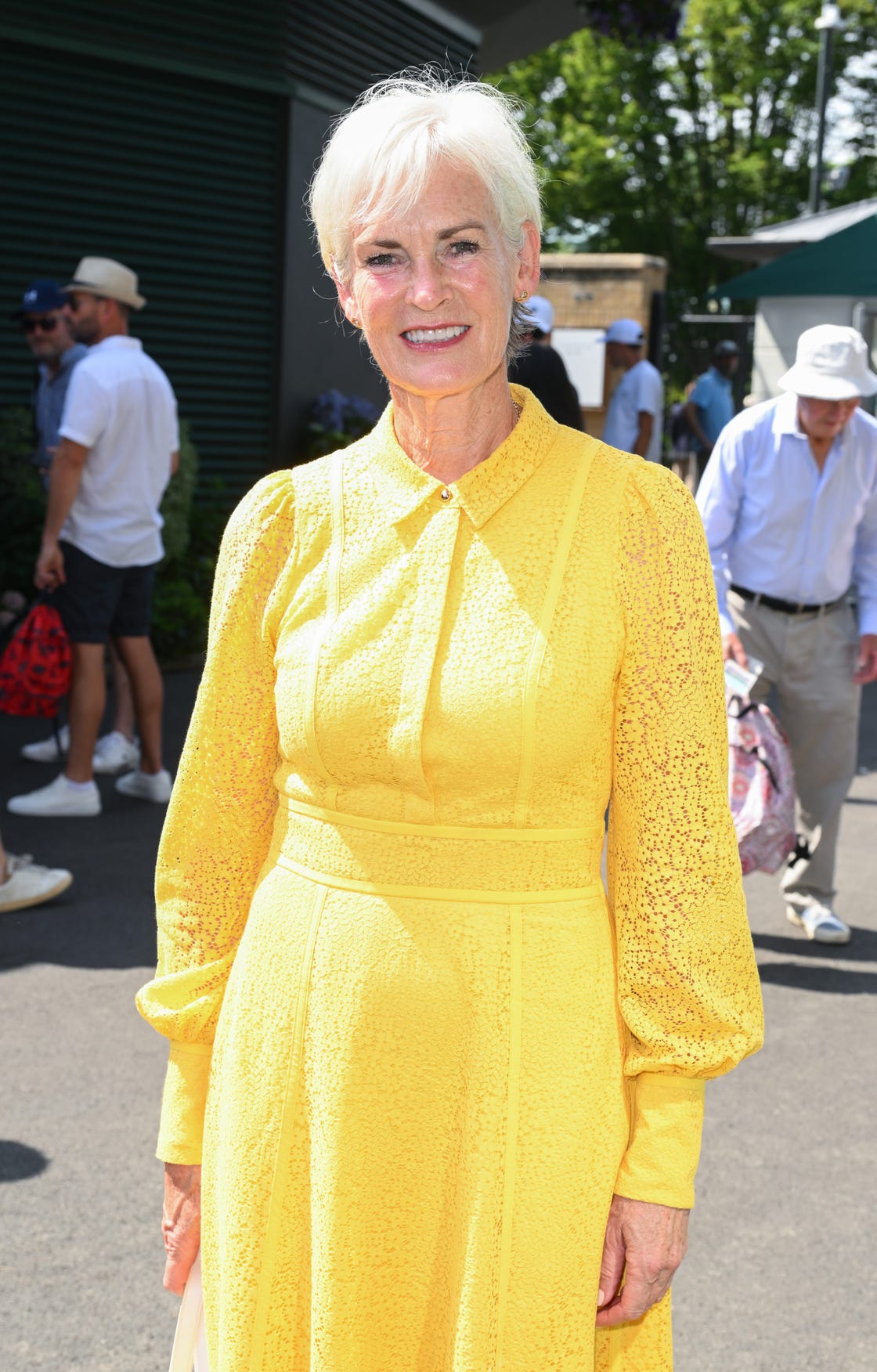 london, england july 01: judy murray attends day two of the wimbledon tennis championships at the all england lawn tennis and croquet club on july 01, 2025 in london, england. (photo by karwai tang/wireimage)