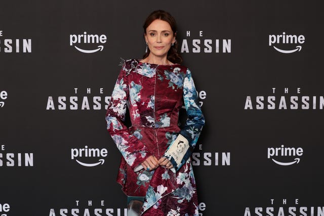 london, england july 03: keeley hawes attends the photocall for the assassin at the soho hotel on july 03, 2025 in london, england. (photo by tristan fewings/getty images)