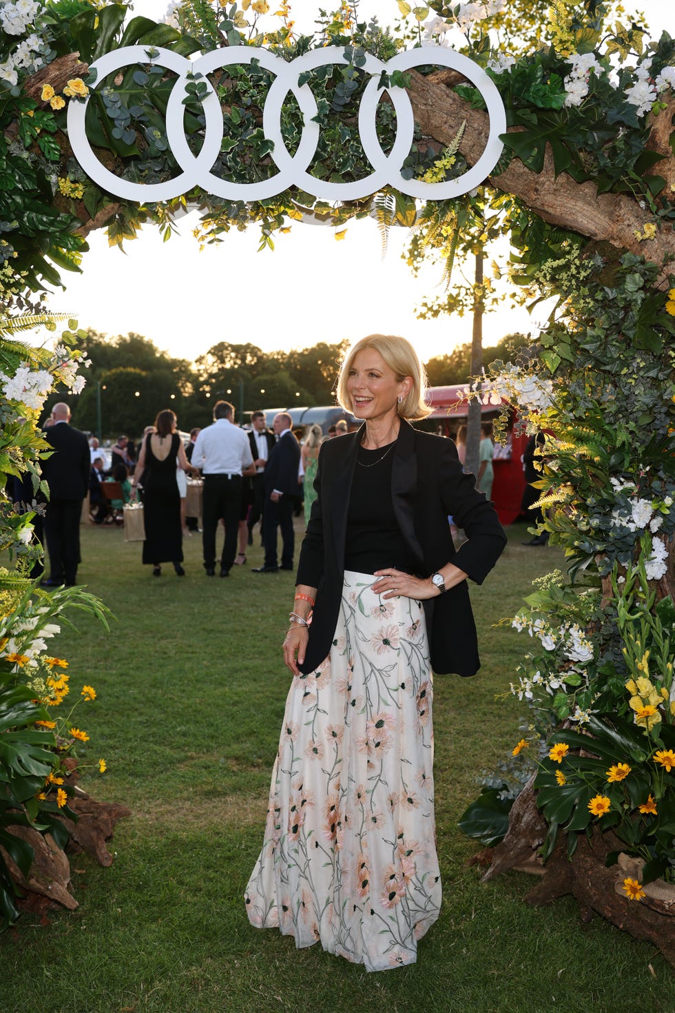 henley on thames, england july 10: emilia fox joins audi at the henley festival 2025 on july 10, 2025 in henley on thames, england. (photo by max cisotti/dave benett/getty images for audi uk)