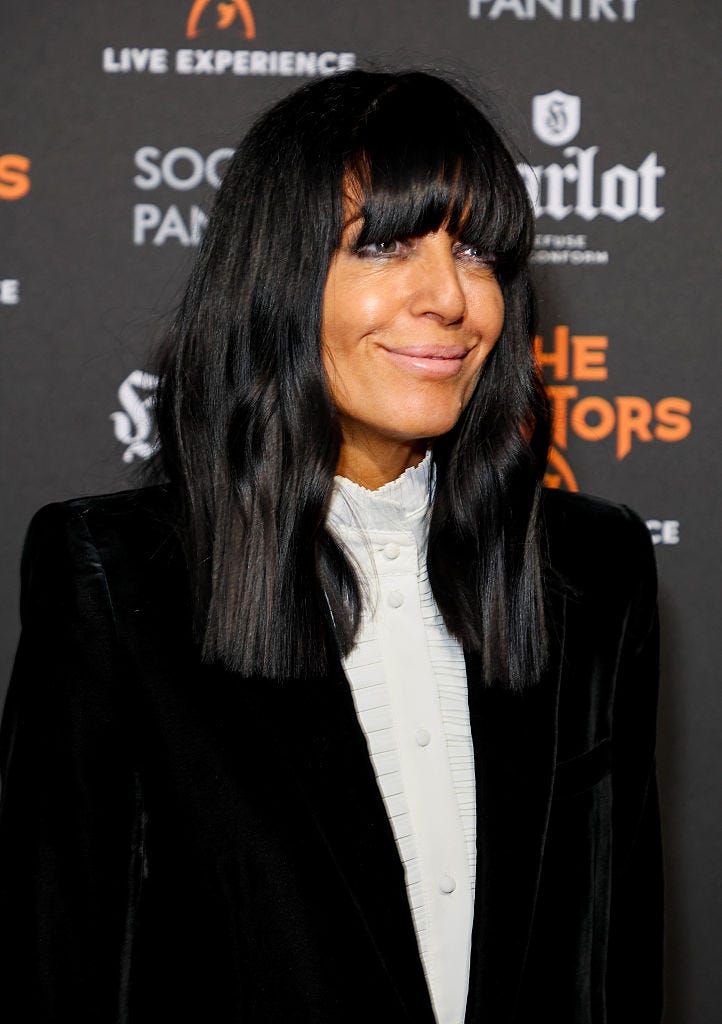 claudia winkleman fringe makeover