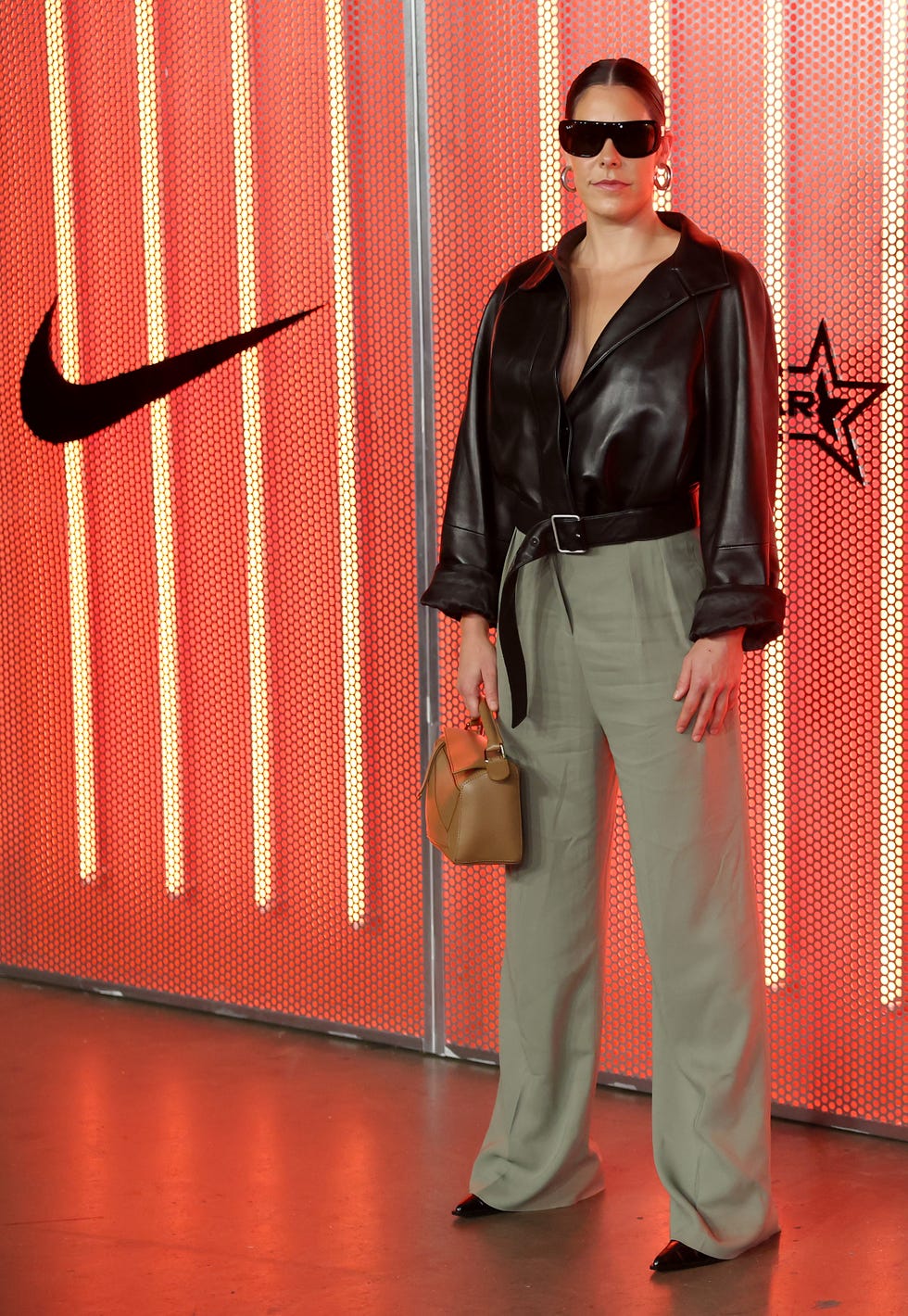indianapolis, indiana july 19: kelsey plum #10 of the los angeles arrives prior to the 2025 att wnba all star game at gainbridge fieldhouse on july 19, 2025 in indianapolis, indiana. note to user: user expressly acknowledges and agrees that, by downloading and or using this photograph, user is consenting to the terms and conditions of the getty images license agreement. (photo by steph chambers/getty images)