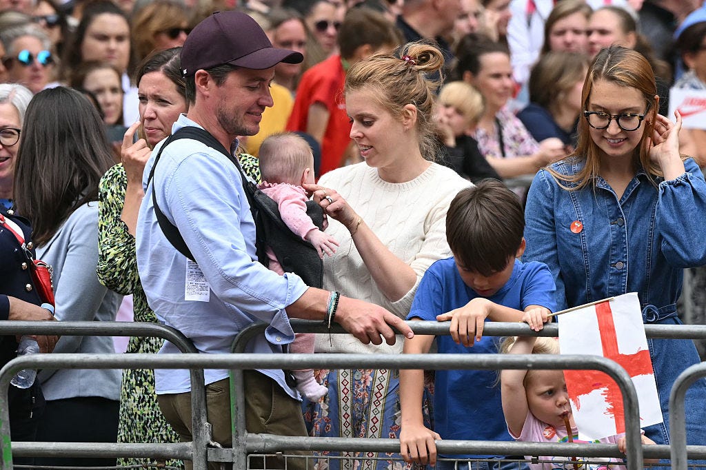 Princess Beatrice Steps Out With Her Three Kids for a Rare Moment