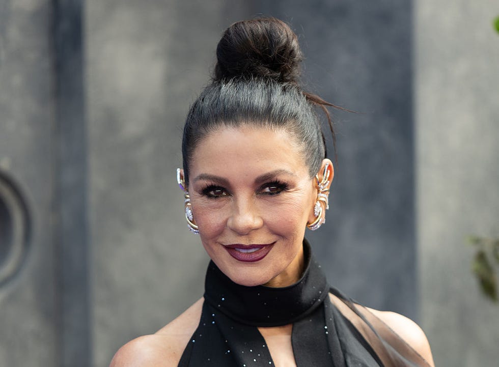 catherine zeta jones joanna lumley goth glam