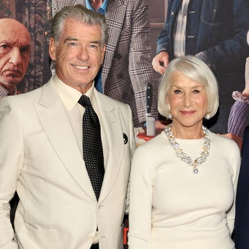 The Thursday Murder Club - NYC Special Screening new york, new york august 14: (l r) pierce brosnan, helen mirren, ben kingsley attend the nyc special screening of the thursday murder club on august 14, 2025 in new york city. (photo by dimitrios kambouris/getty images for netflix)