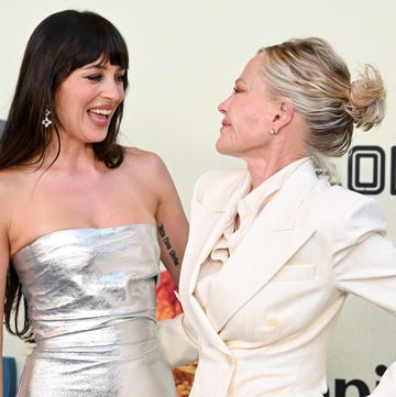 "Splitsville" Los Angeles Premiere - Arrivals dakota johnson, melanie griffith at the splitsville los angeles premiere held at amc the grove 14 on august 19, 2025 in los angeles, california. (photo by gilbert flores/variety via getty images)